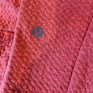 Mens lululemon at ease hoodie orange size large